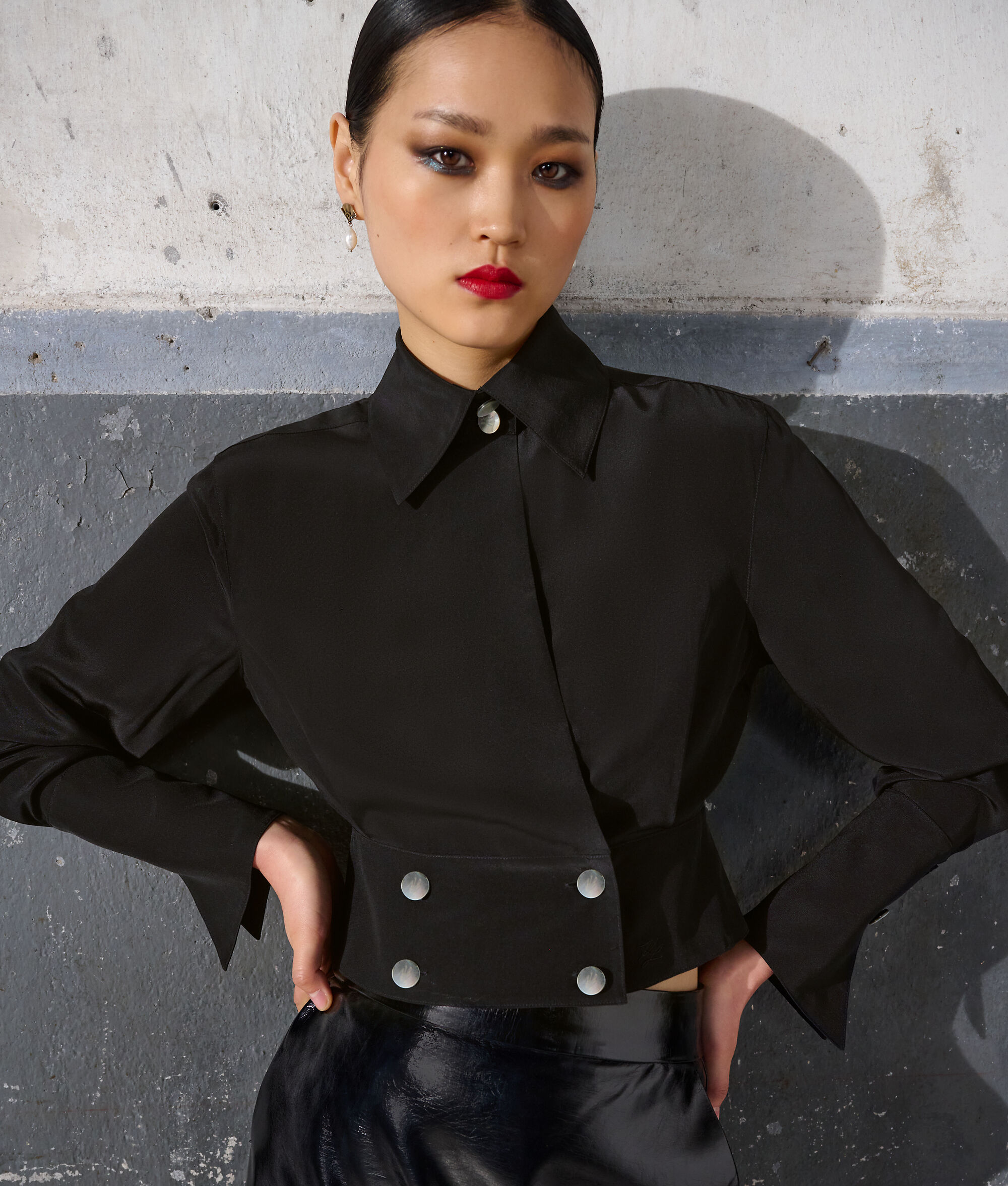 CHEMISE EN SOIE KARL ARCHIVE