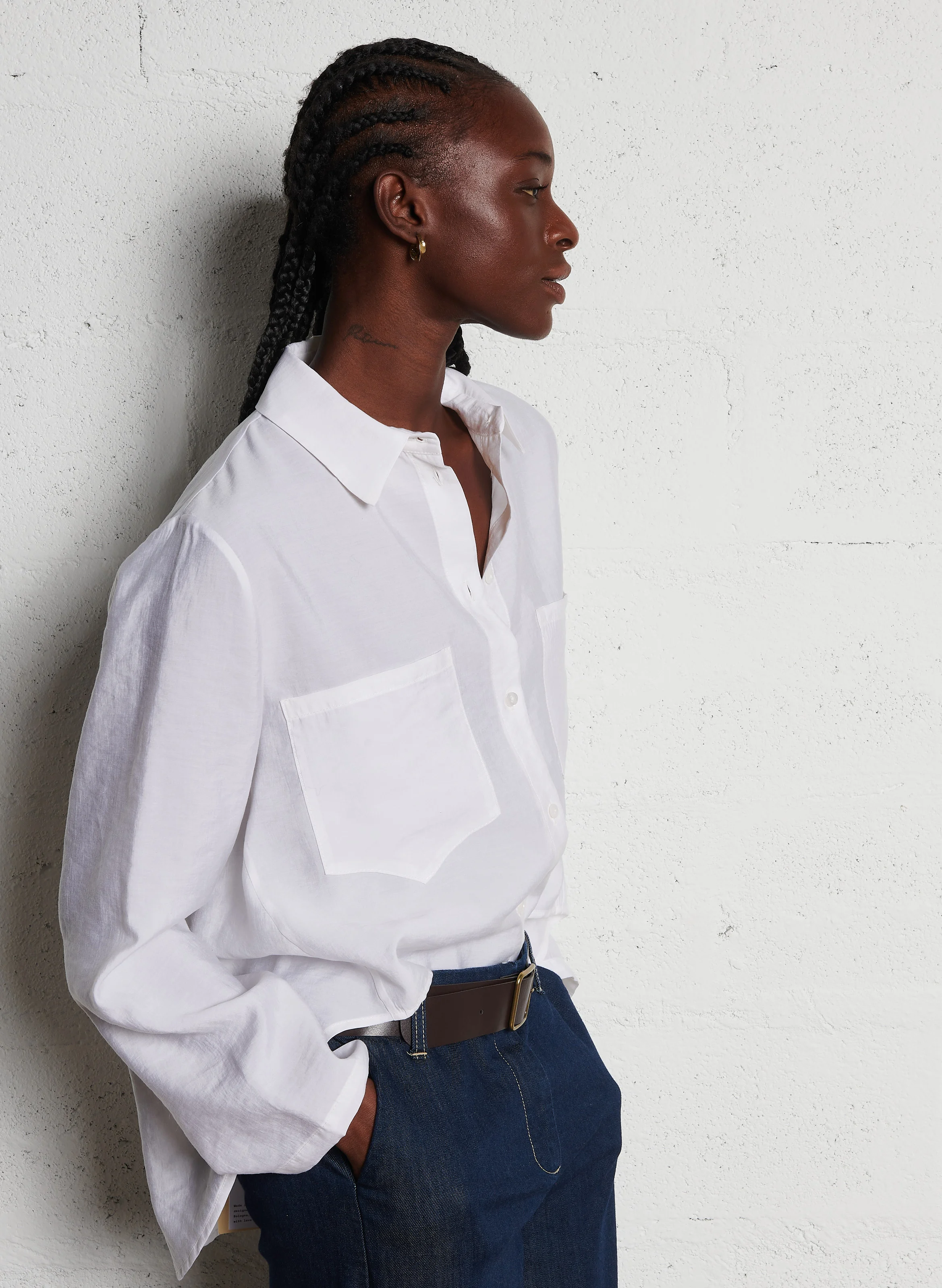 Chemise col classique | Blanc