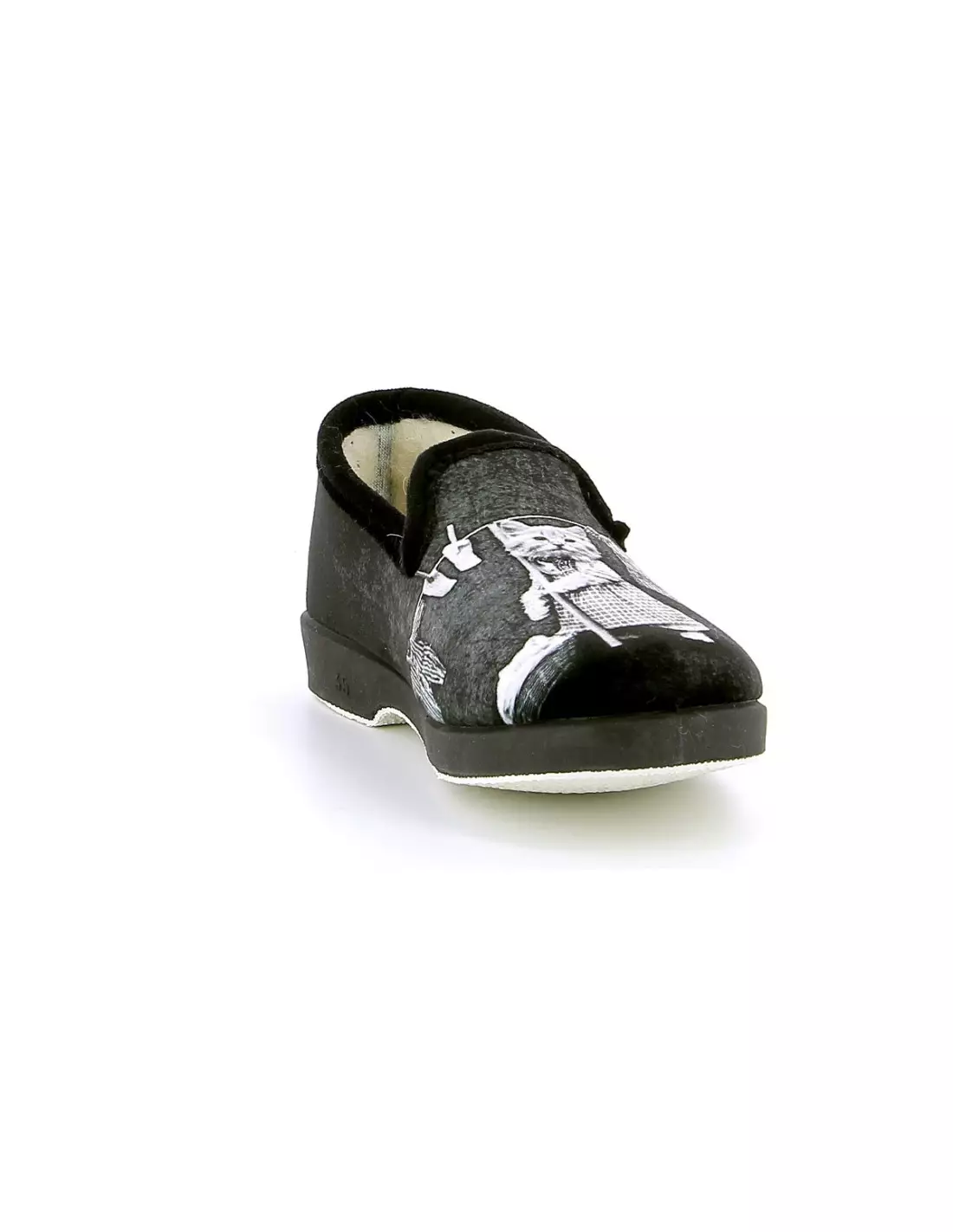 LA MAISON DE L ESPADRILLE 7666 - Pantoufles & chaussons Noir