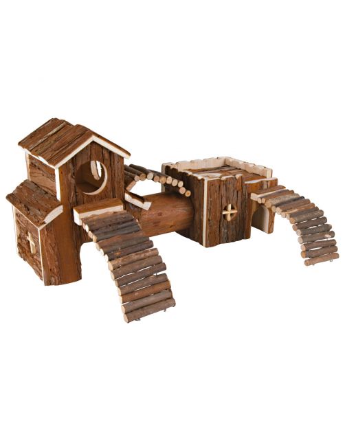 Trixie Natural Living Tunnelsysteem Frida - Kooi Accessoire - 47x22x15 cm