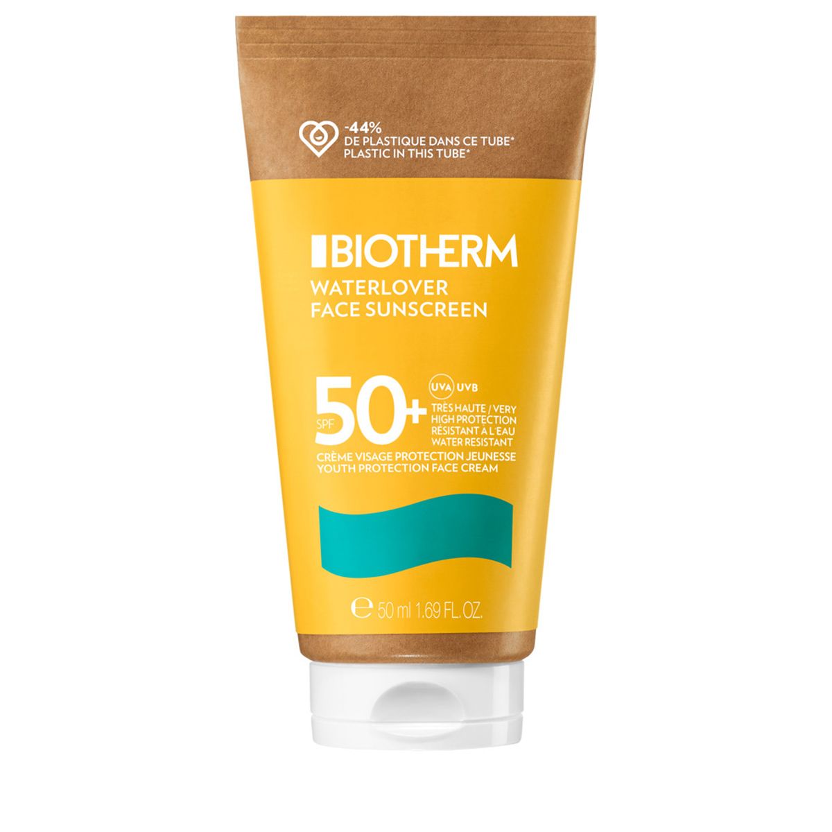 BIOTHERM Waterlover Crème Solaire Anti-Âge Creme SPF50 Tb 50 ml