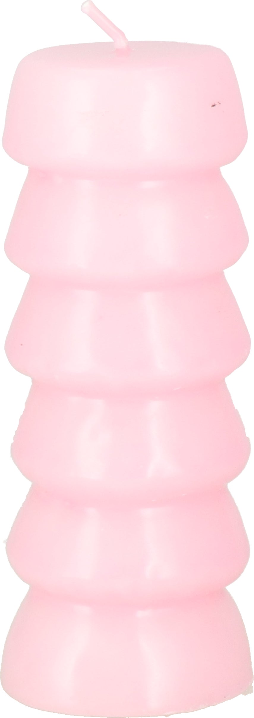 Stompkaars Artistic lichtroze 35 uur D 6 H 17 cm