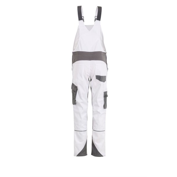 6538 Norit dame overalls hvid/zink