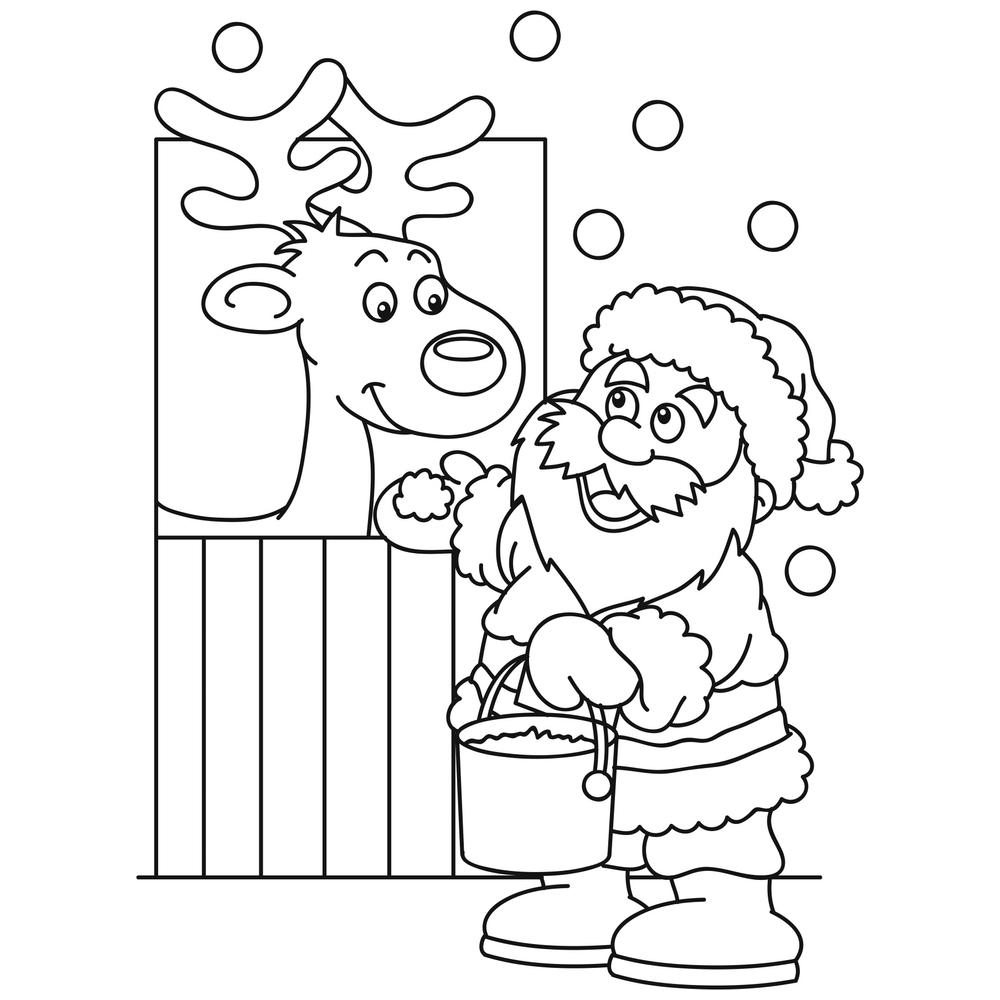 Weihnachts-Mal- und Aktivitätsbuch im Jumbo-Format