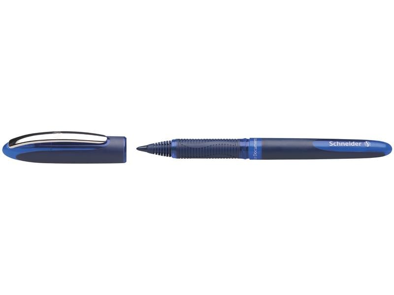 Schneider Rollerball One Business 0.6 mm, Blau Tintenroller mit Ultra Smooth Spitze