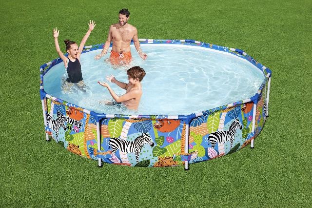 Bestway Zwembad Steel Pro Rond Jungle 305