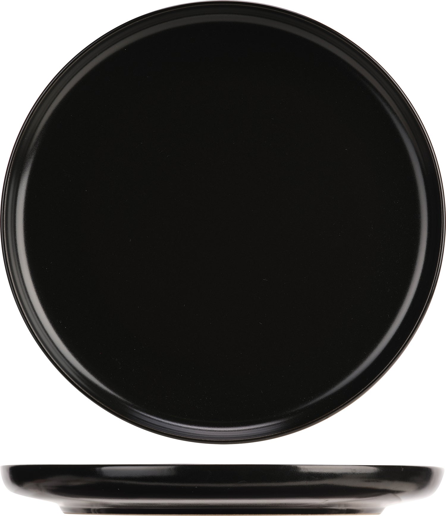 Cosy & Trendy dinerbord Baltic zwart D 27 H 2,7 cm