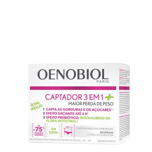 Oenobiol Captador 3 em 1   60 cápsulas