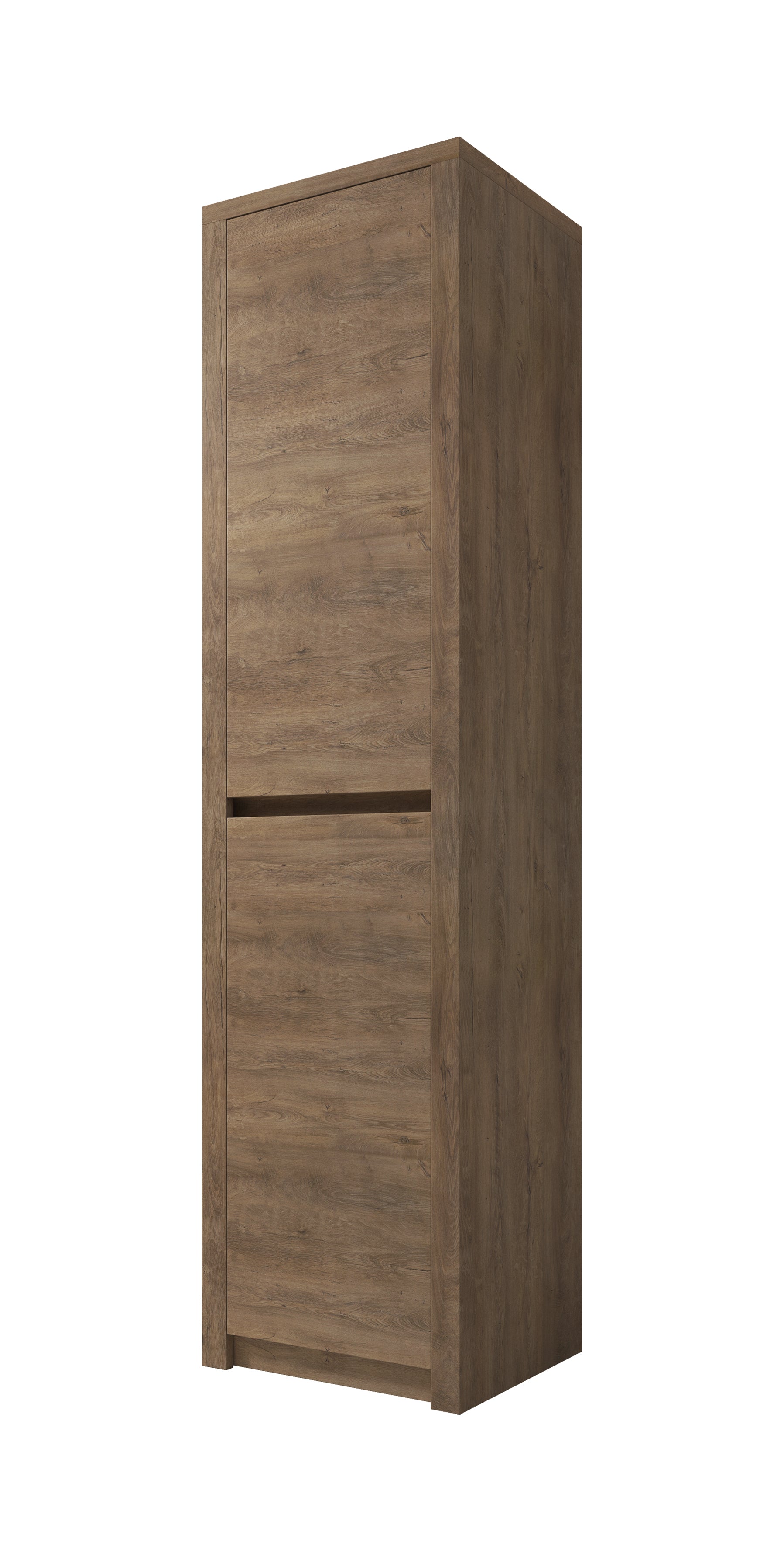 Monaco - Opbergkast met 2 deuren - Eiken - 50x43x197 cm