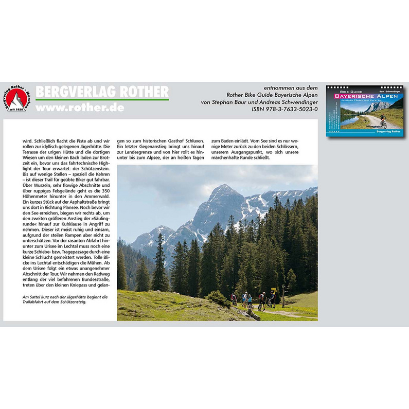 Rother Bayerische Alpen Bike Guide