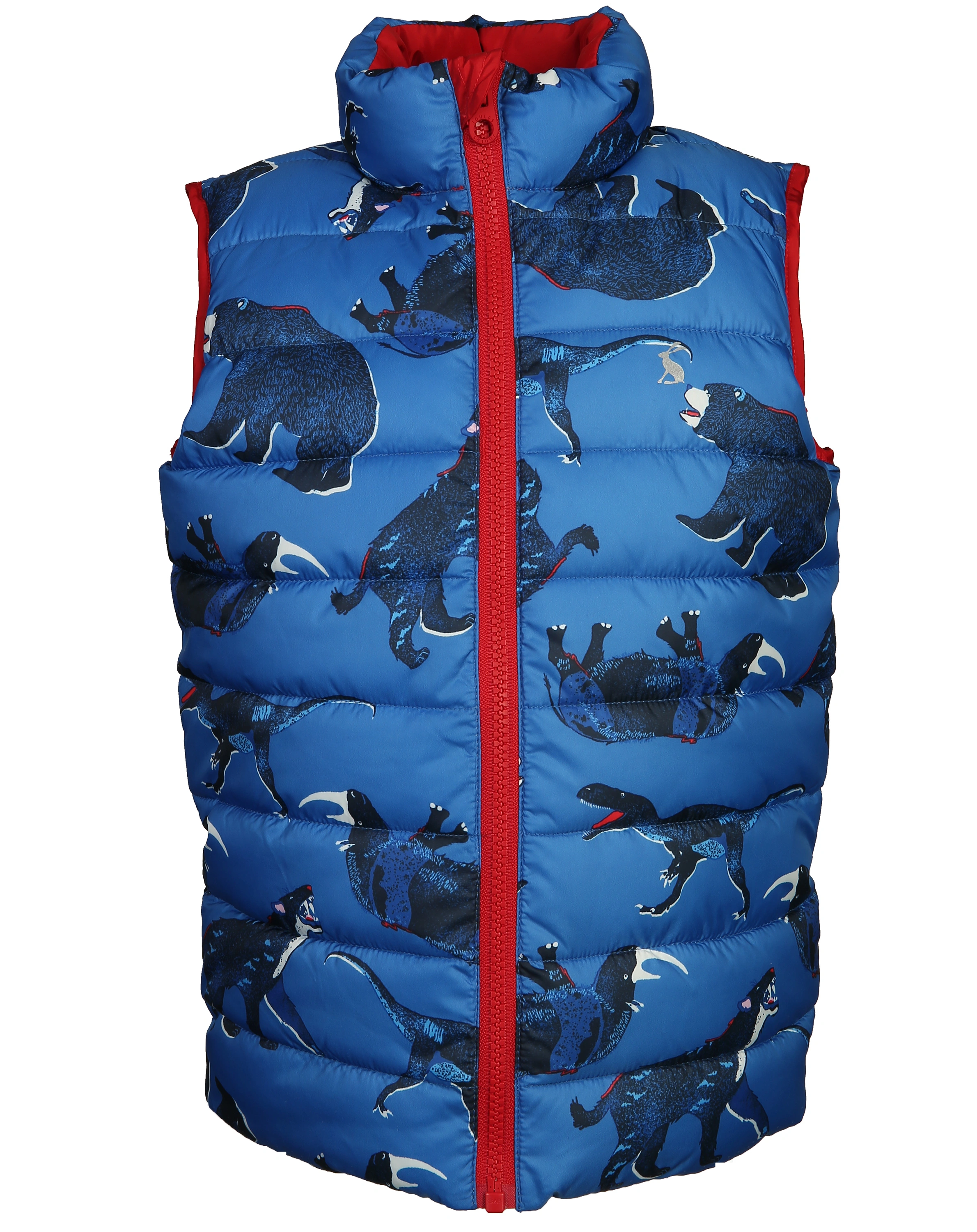 Steppweste FLIP - BEAST zum Wenden in blau