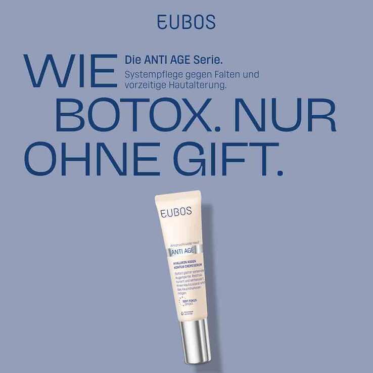 Eubos Anti-Age Hyaluron Augen Kontur Cremeserum, 15 ml