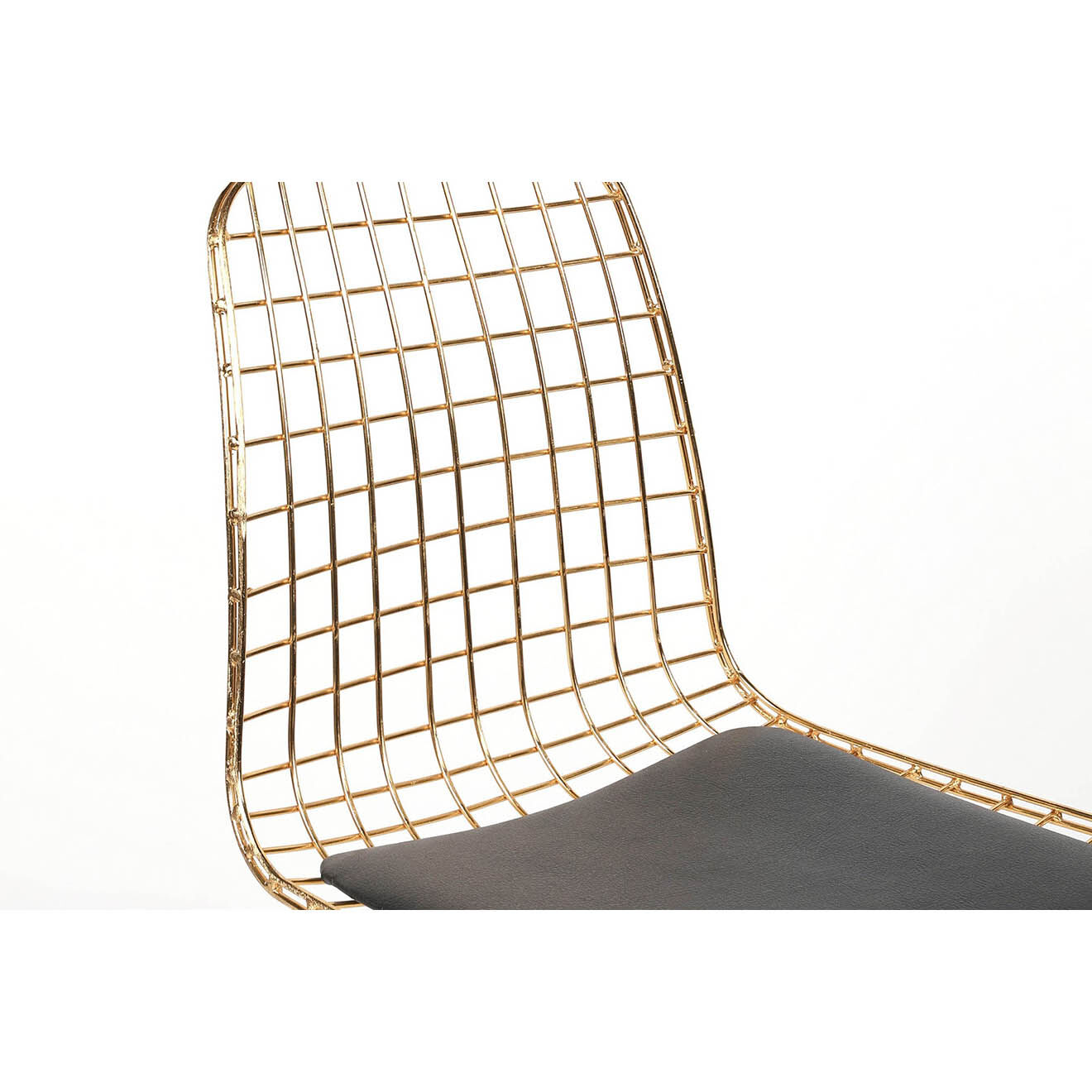 Wooden Art 2 Chaises Tivoli 273 dorées - 46x81x42.5 cm