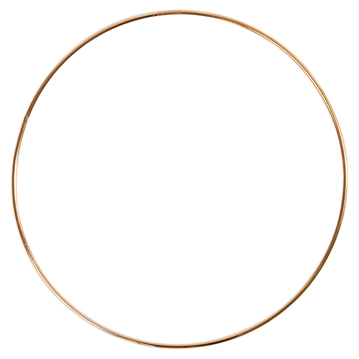 Metalen Draadring Goud, 20cm