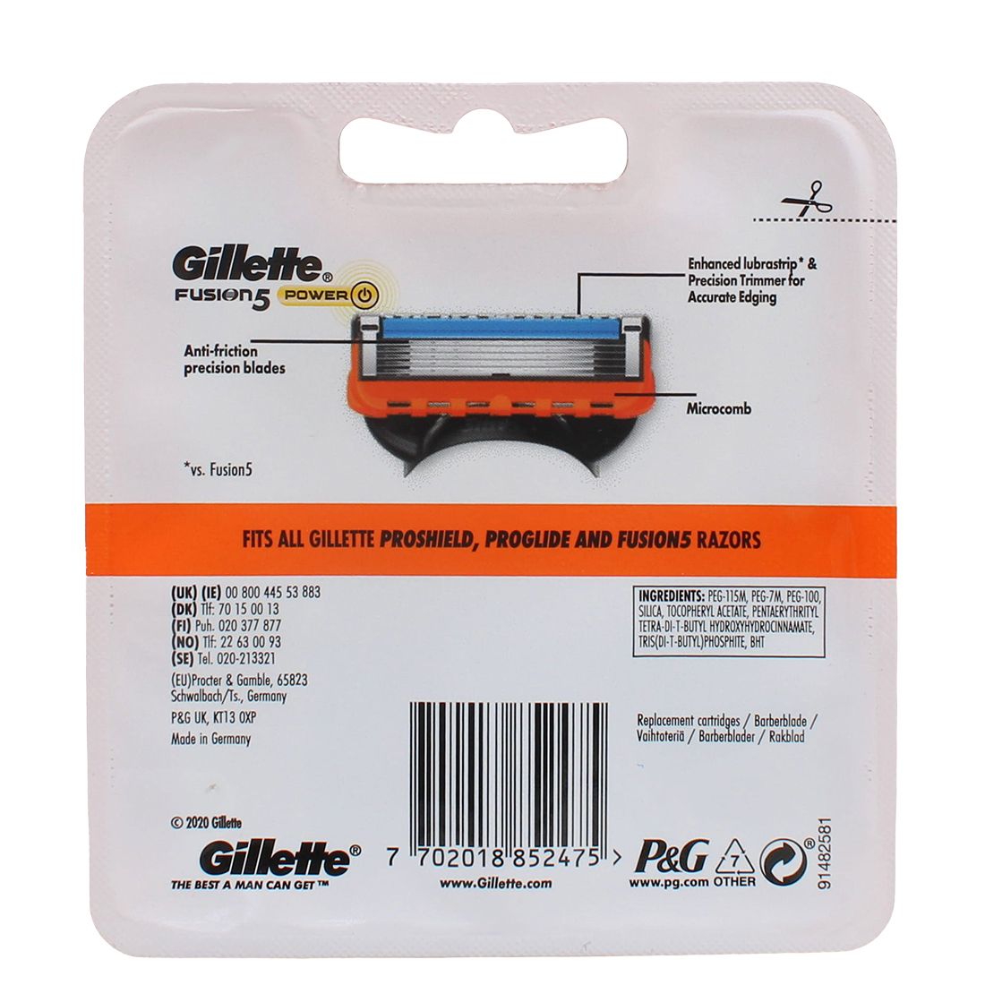 Fusion Power Barberblader 4-pk
