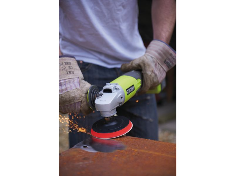 RYOBI Akku-Winkelschleifer R180AG-0, Solo, Ø 115 mm Akku-Winkelschleifer ideal für eine Vielzahl von Schleif- und Schneidanwendungen