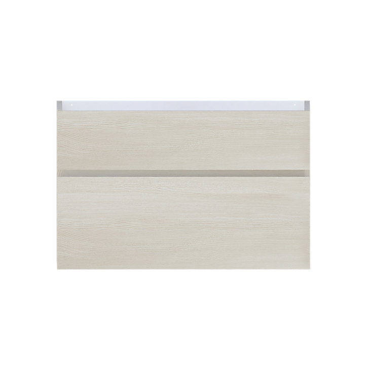 Meuble sous vasque Calao aspect chêne naturel 90 cm