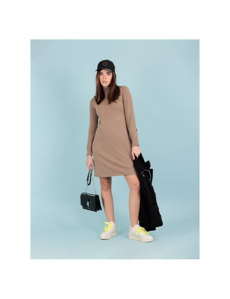 PIECES ROBE MANCHES LONGUES JALINA  MARRON