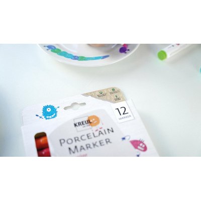 Marqueur pour porcelaine medium 'Junior', set de 5
