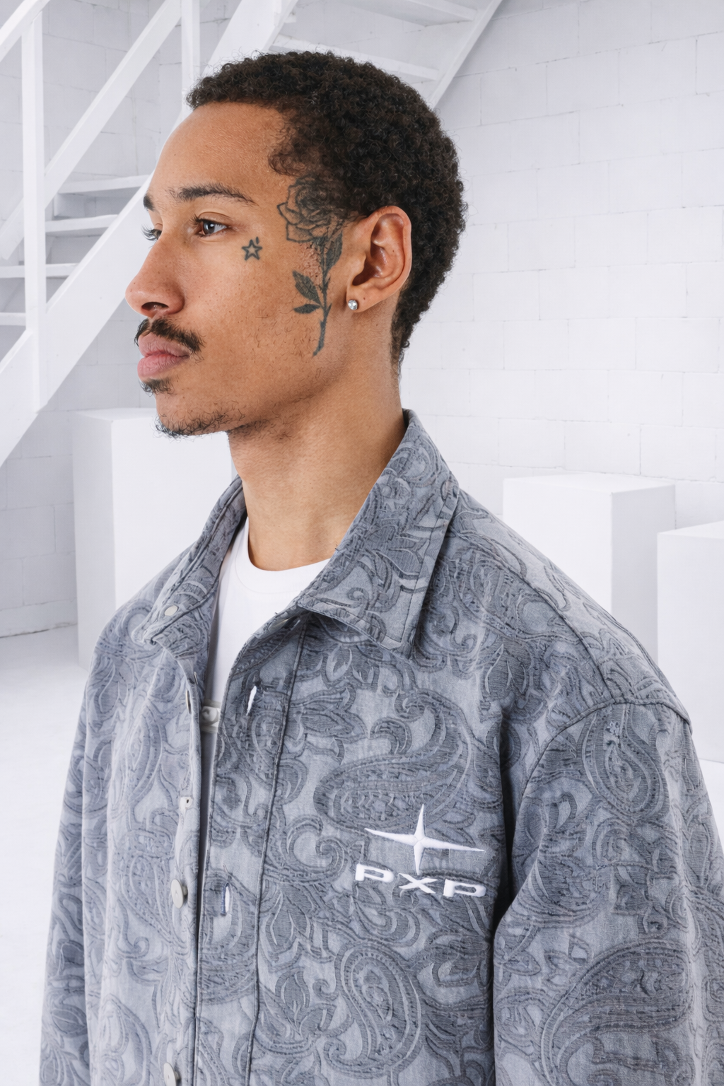 Project X Paris X Kalash Motifs Bandana Jack Heren Blauw