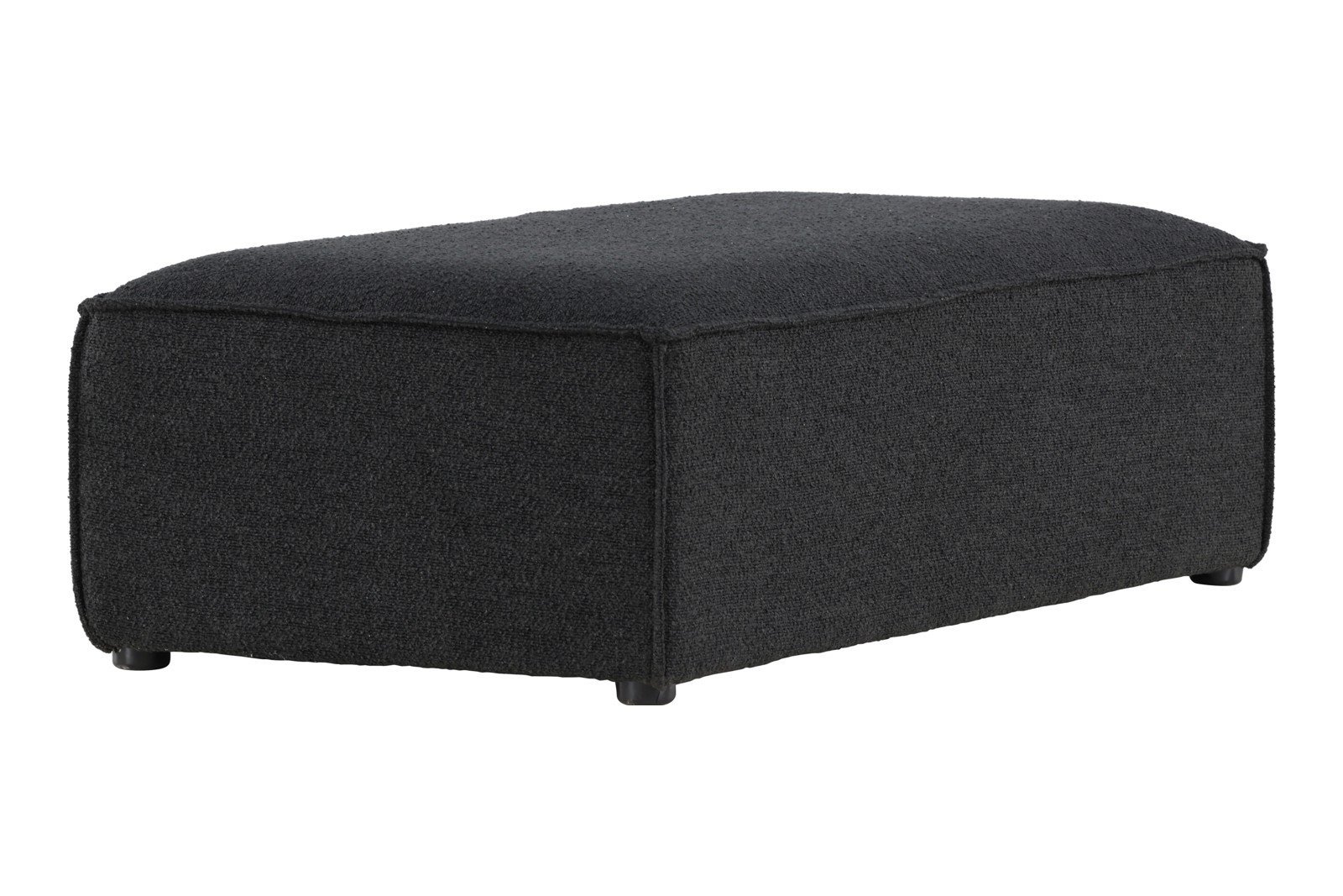 Gillholmen puff Sort boucle, sorte ben