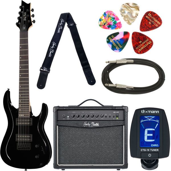 Harley Benton R-457 BK Bundle 1