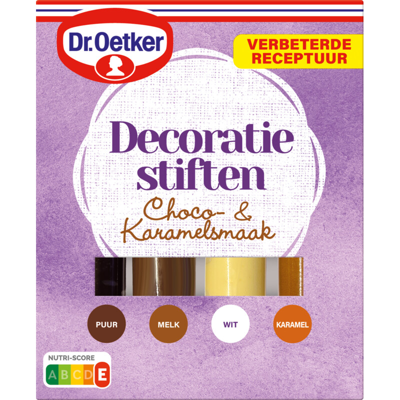 Dr. Oetker Decoratie stiften choco & karamelsmaak