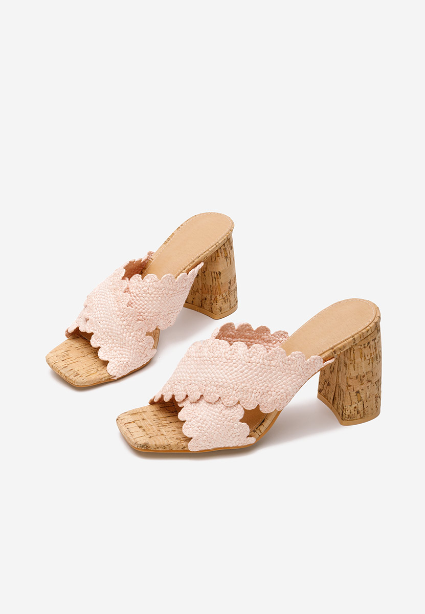 Mules a talon roses Alianna