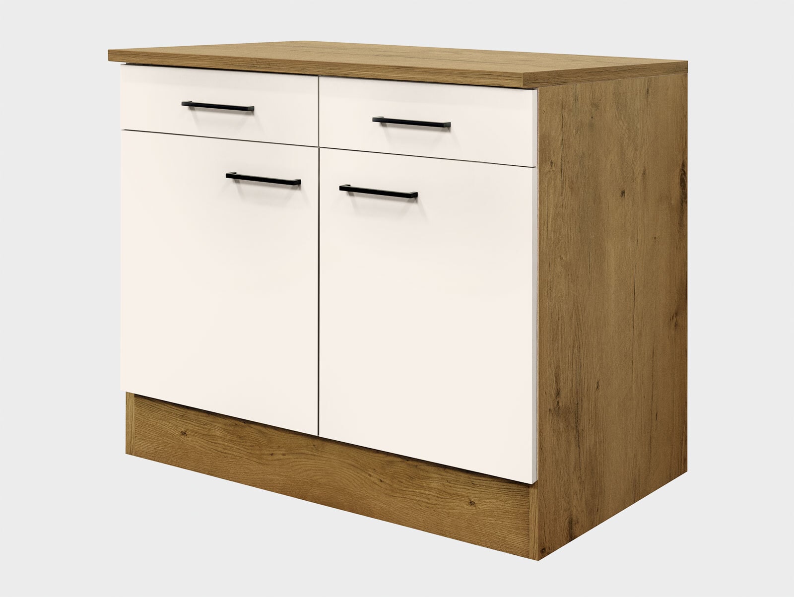 Unterschrank Avila Magnolia/Lancelot Oak ca.100x85x57cm