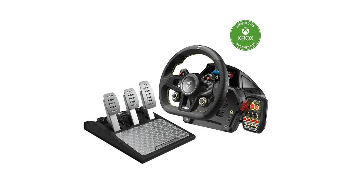 Turtle BeachVelocityOne Race stuur  (Zwart, Xbox X|S, Xbox One, Windows 10 en 11)