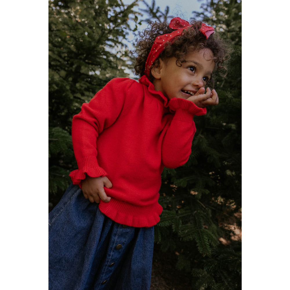 Køb Fliink Pompeian Red Abby Bluse