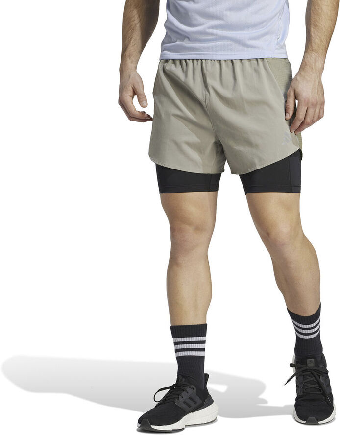 adidas Designed 4 Running 2-in-1 shorts Grøn