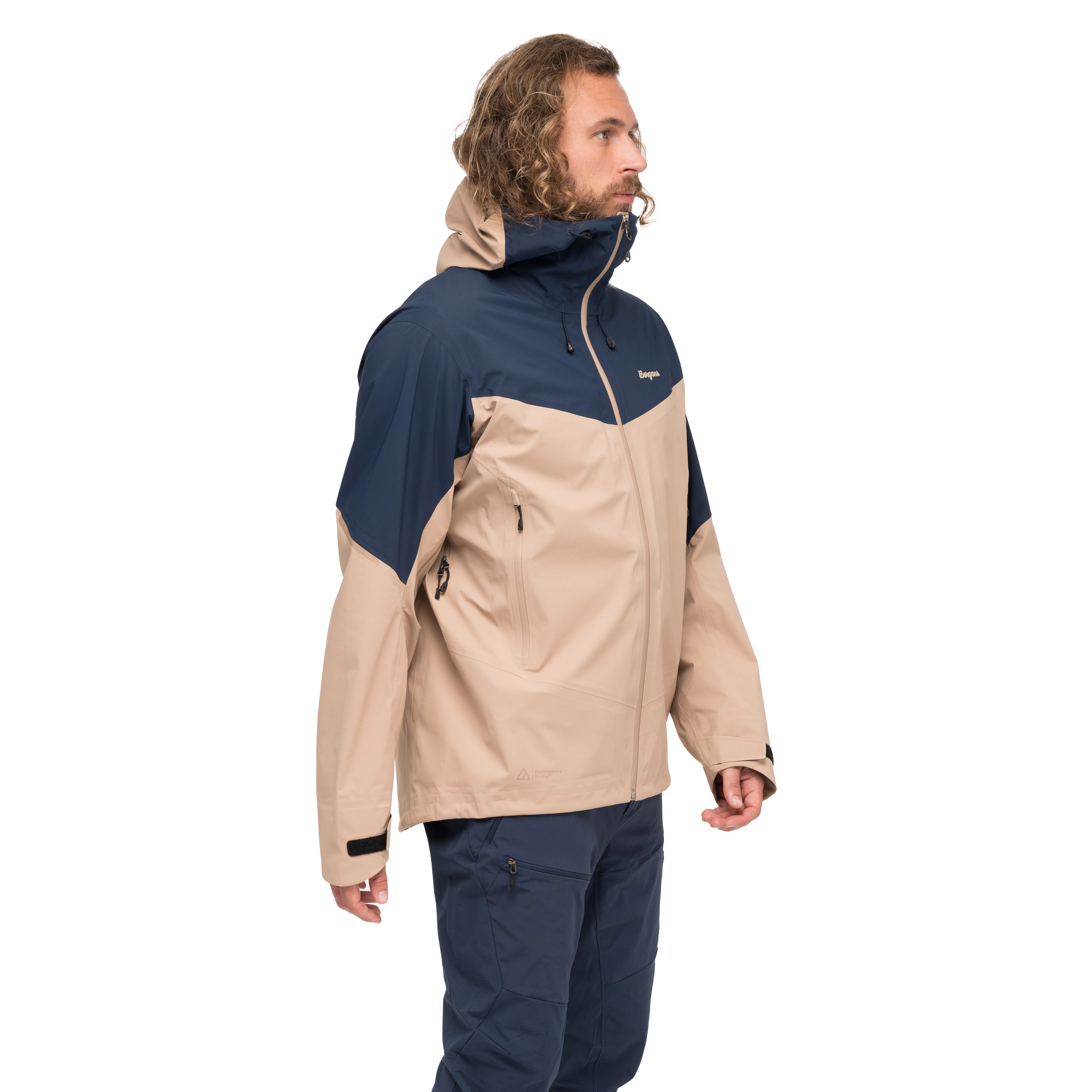 Rabot Allround 3L Shell Jacket Men Warm Sand / Navy Blue