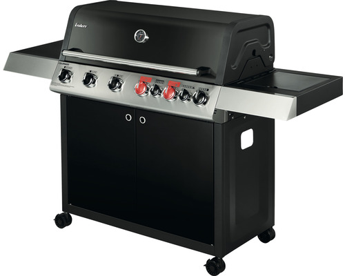 Enders Colorado 6 IK Turbo II 6-pits gasgrill inclusief infraroodbrander, dekselthermometer, gietijzeren rooster