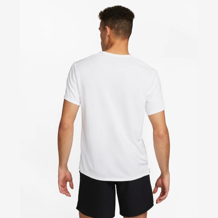 Nike Herre T-shirts Dri-Fit UV Miler Short Sleeve Tee Hvid