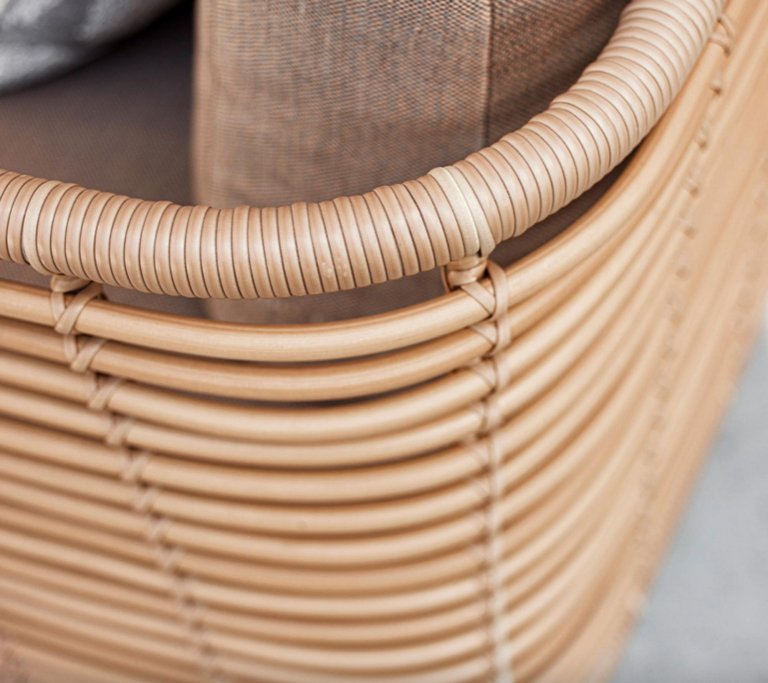 Cane-Line Sense 3-zits loungebank taupe