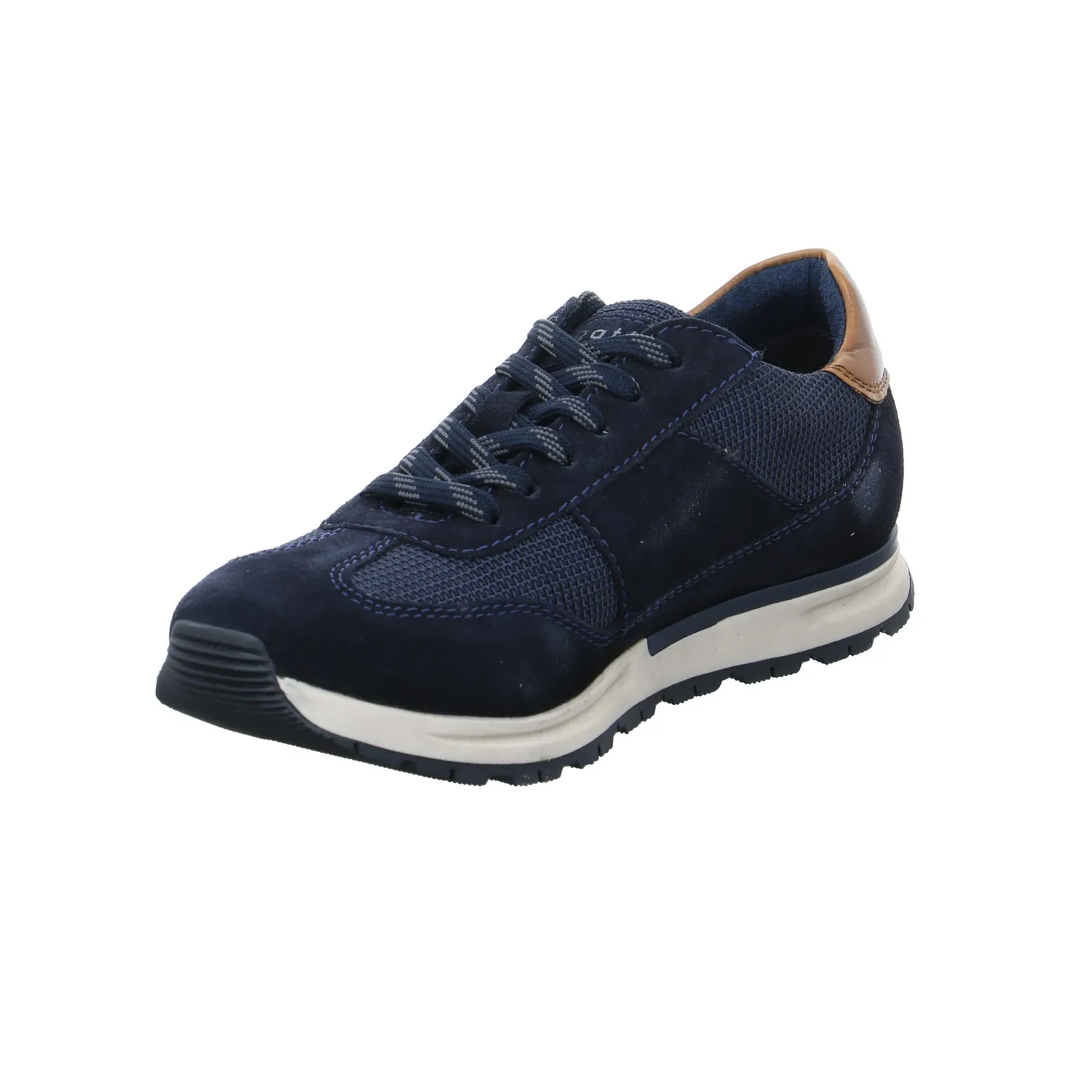 BUGATTI SHOES Halbschuhe Sneaker Blau Leder
