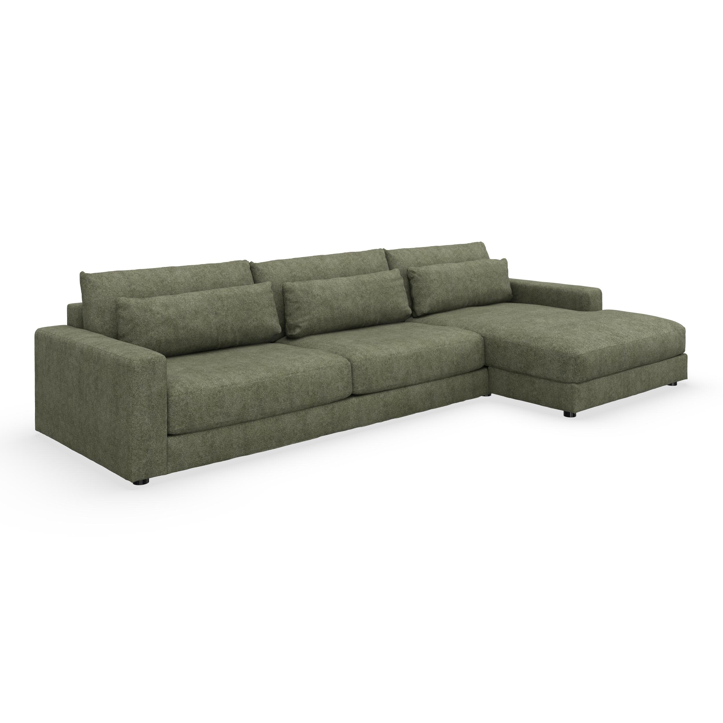 Halmstad højrevendt sofa med chaiselong