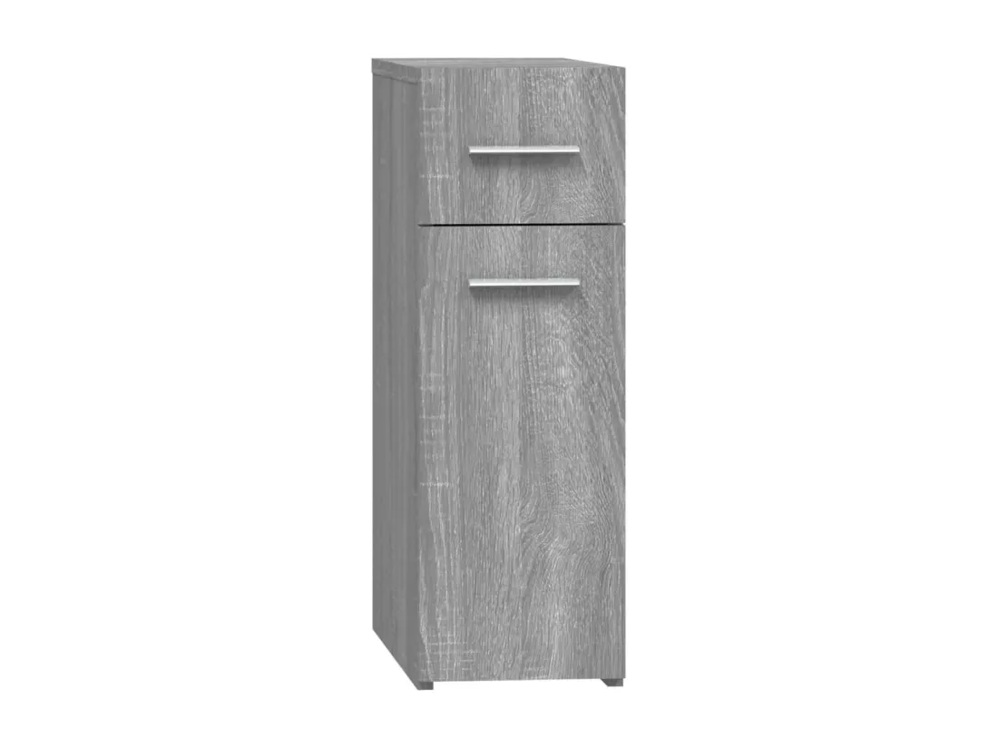 Armoire apothicaire Sonoma gris 20x45,5x60 cm Bois d'ingénierie