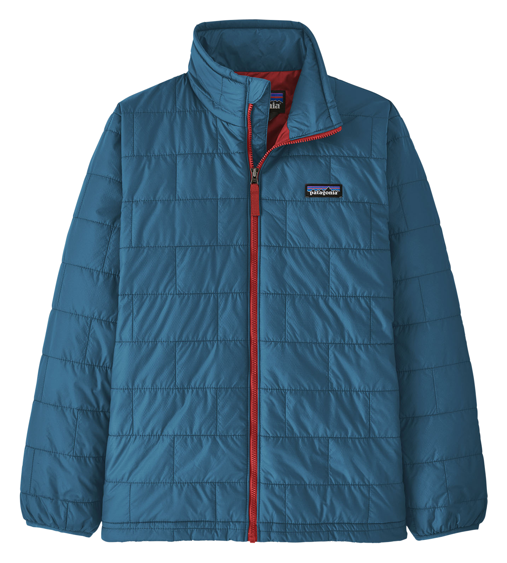 NANO PUFF BRICK QUILT - Doudoune col montant matelassée| Bleu