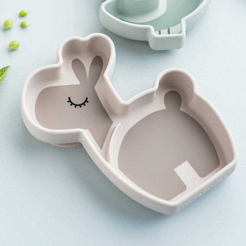 Silicone Stick&Stay snack plate Lalee Sand
