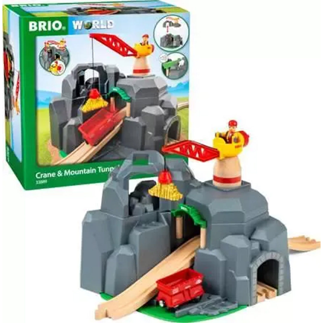 brio kraan en bergtunnel - 7-delig