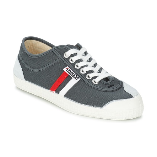 Kawasaki - RETRO CORE - Gris / Rouge / Blanc rayé
