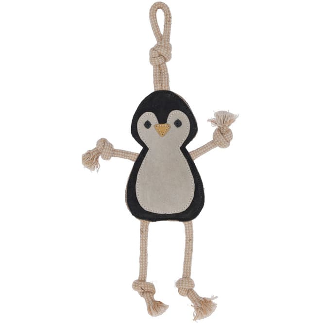Hundespielzeug - Pinguin aus Leder