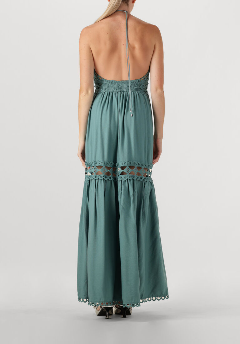 groene copenhagen muse maxi jurk cm asleah dress