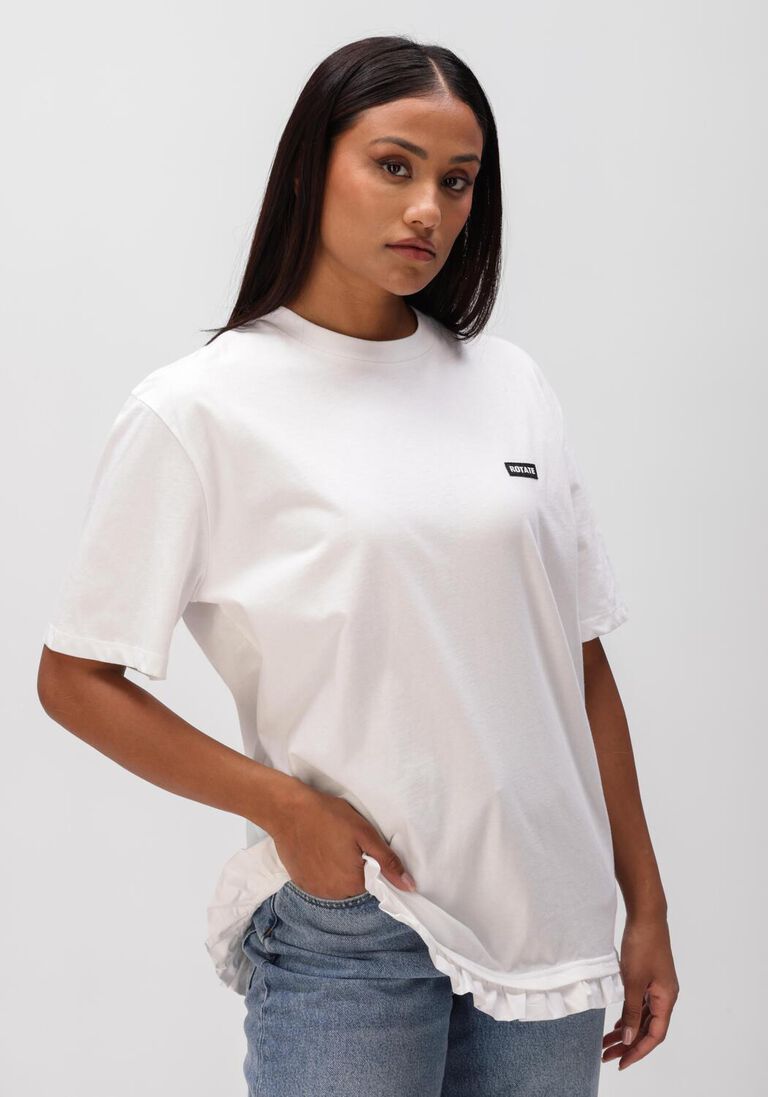 witte rotate tops & t-shirts large t shirt ruffle