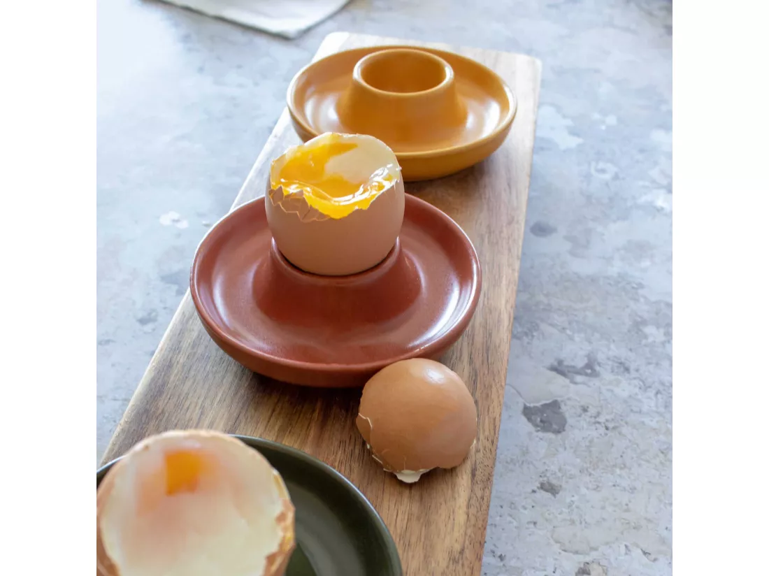 Ogo Living - Coquetier Outo En Gres Paprika