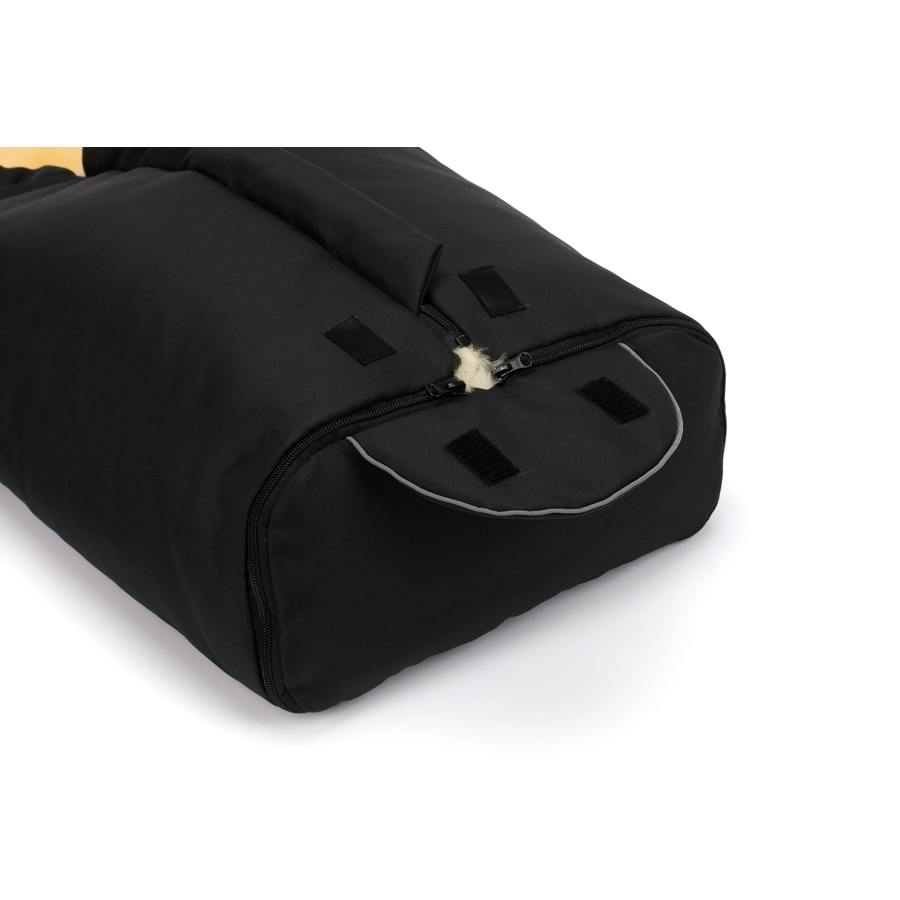 fillikid Winterfußsack Tacama Lammfell schwarz