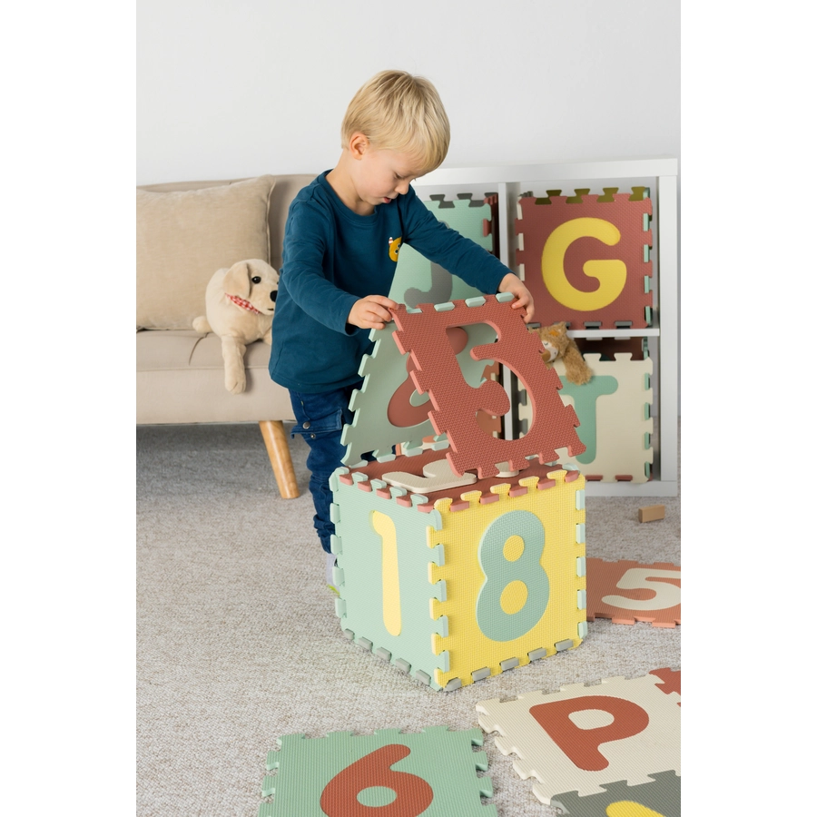Playshoes Puzzlematte 36-teilig bunt 2