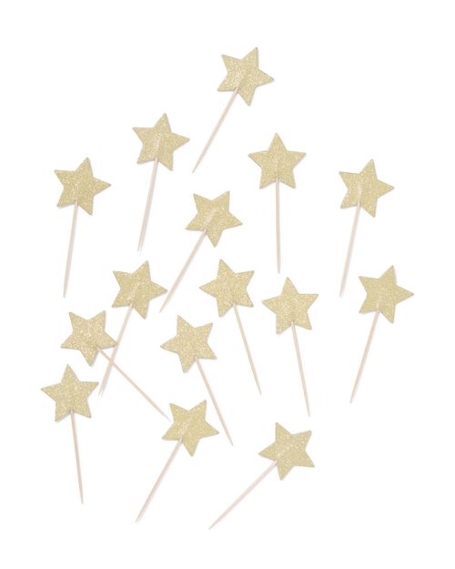 Cure-dents pour cocktail étoile- lot de 15